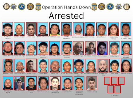 Suspects Arrested in Operation Hands Down