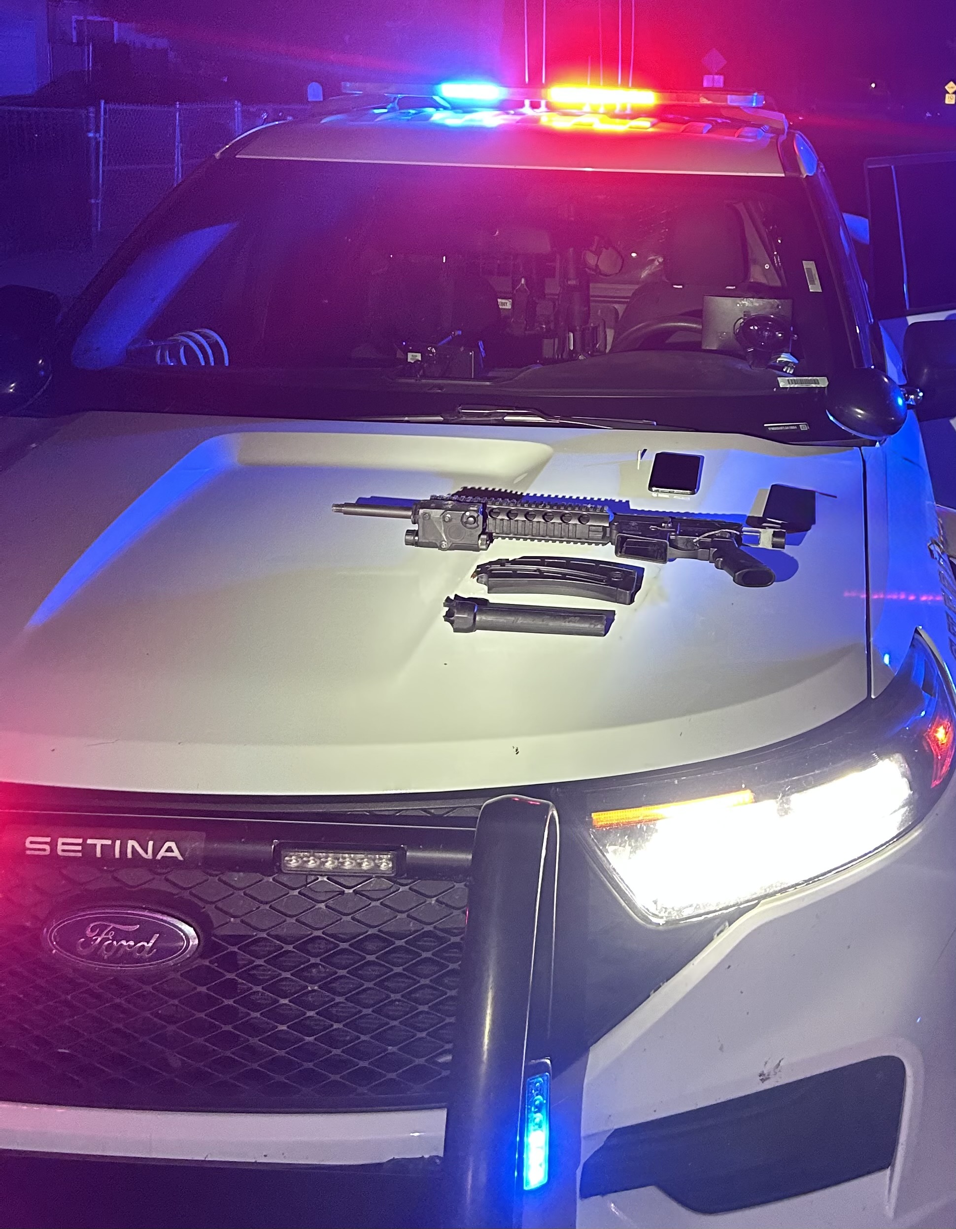 Recovered 22LR caliber rifle